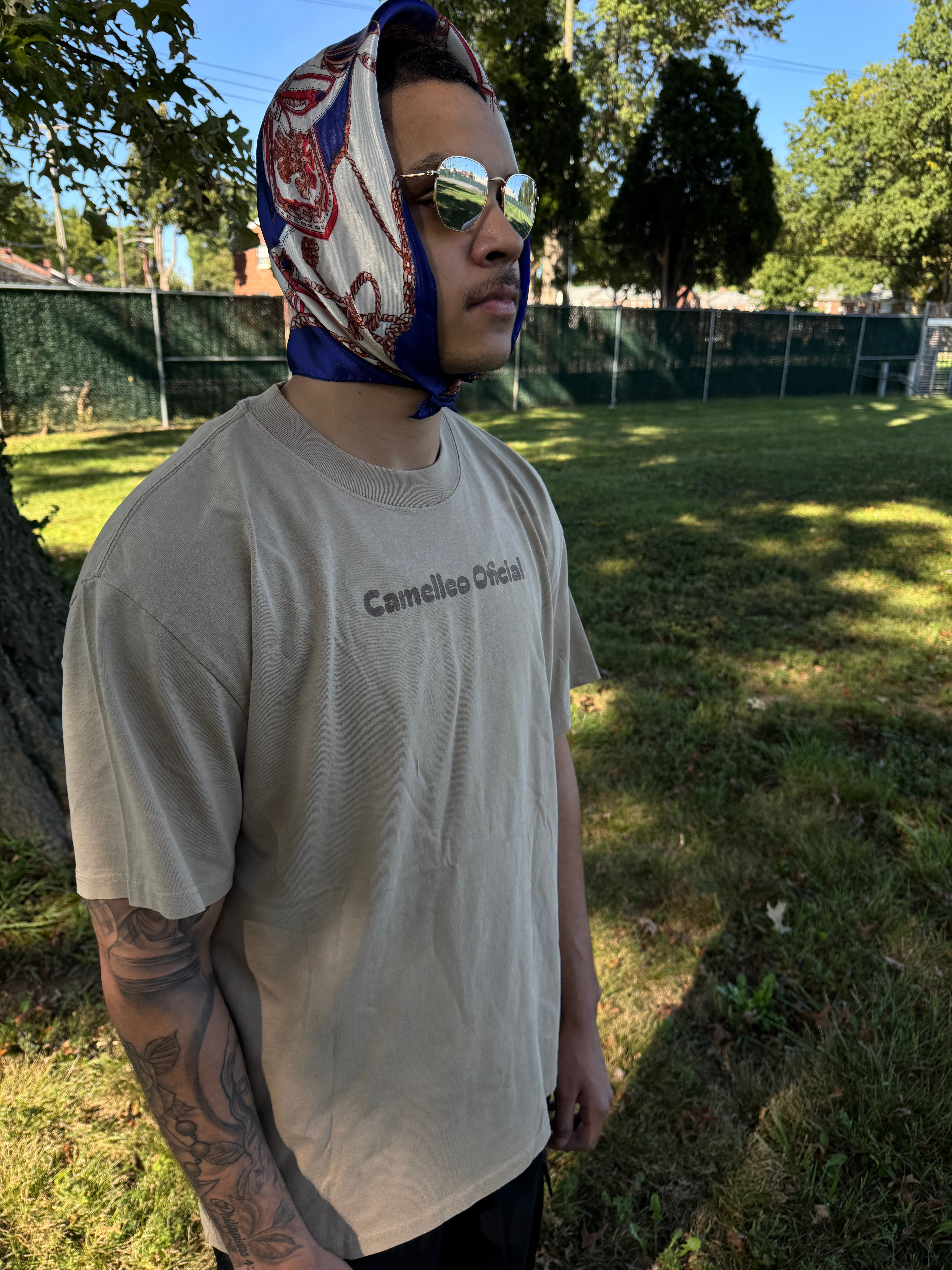 CAMELLEO PROJECT HUSTLERS TEE (EUCALYPTUS)