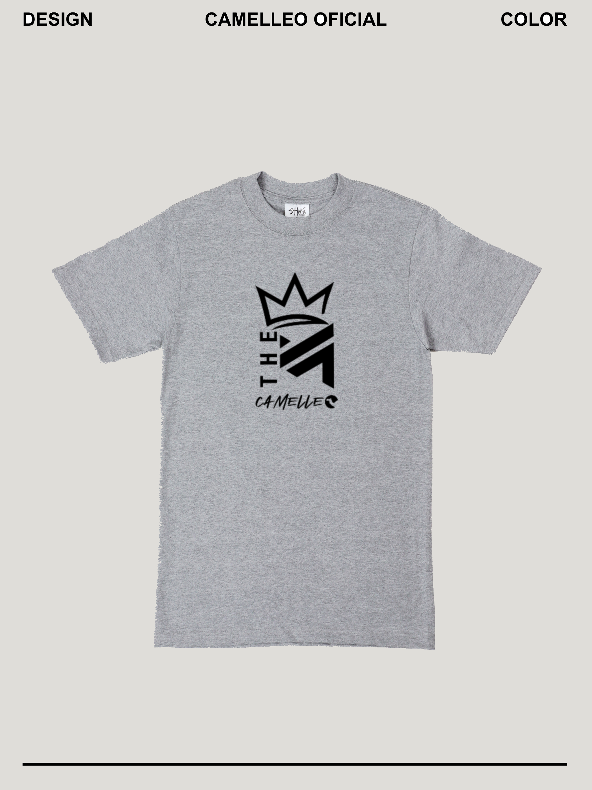 CAMELLEO X LOS DE LA M COLLAB TEE (GREY)