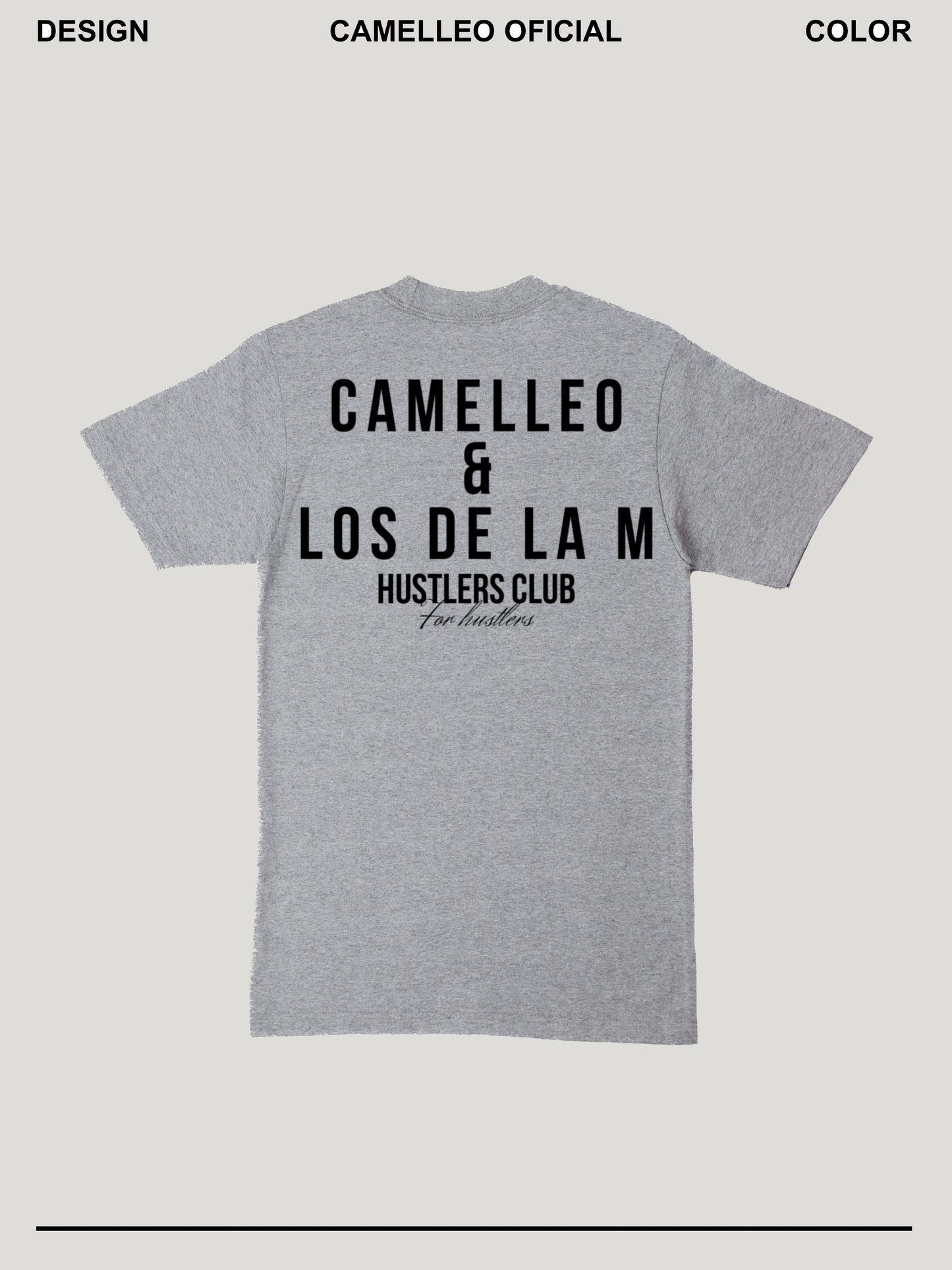 CAMELLEO X LOS DE LA M COLLAB TEE (GREY)