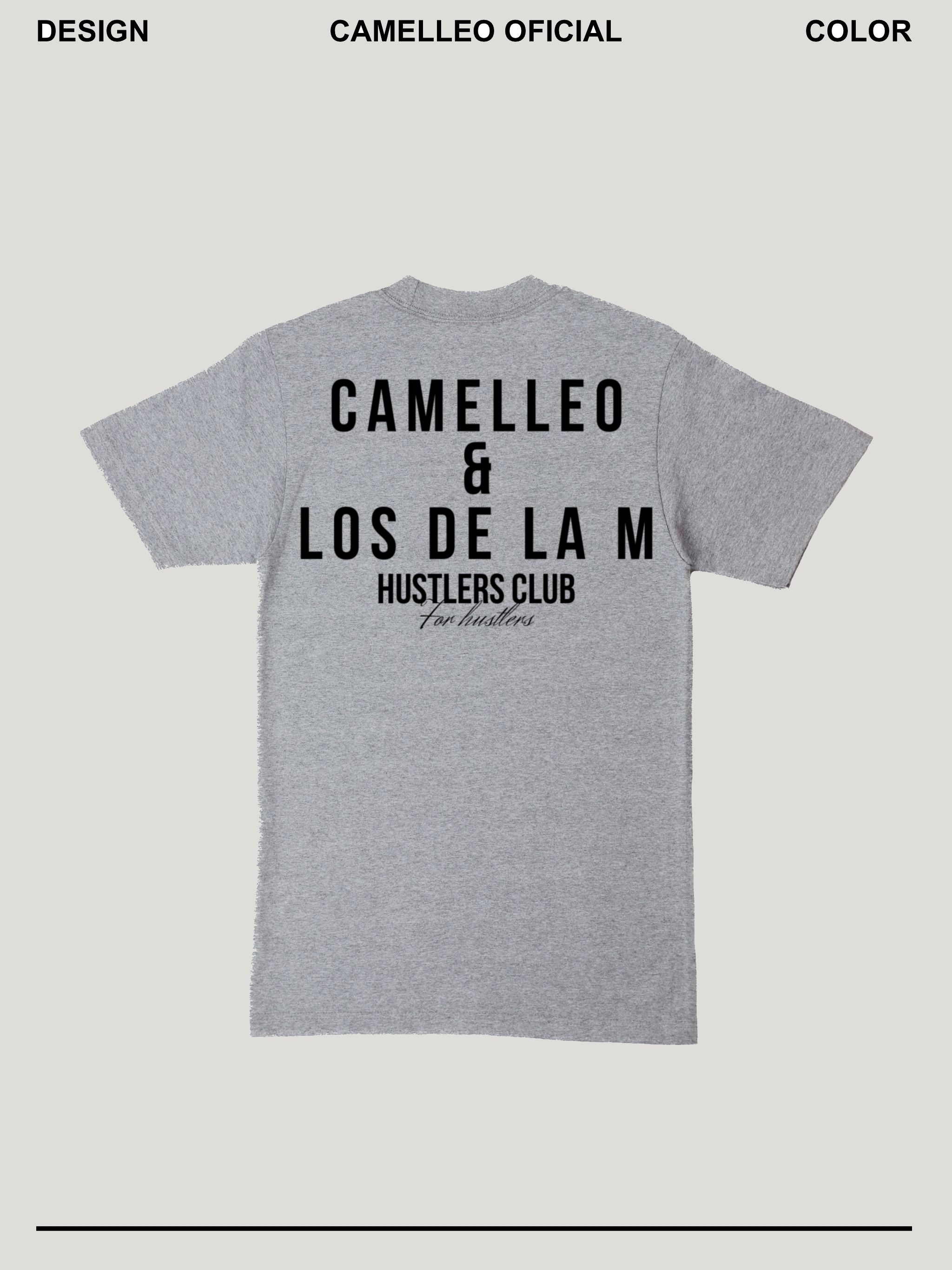 CAMELLEO X LOS DE LA M COLLAB TEE (GREY)